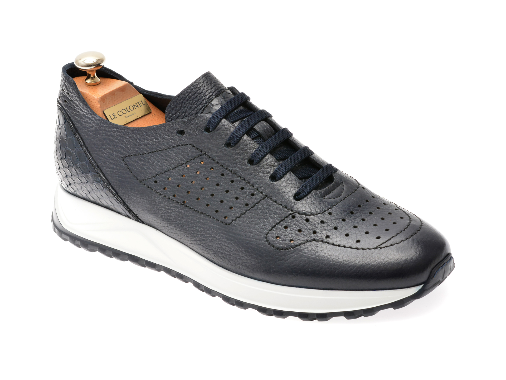 Pantofi Sport Le Colonel Bleumarin Piele Naturală