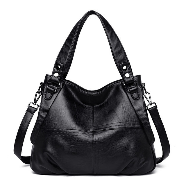 Geanta dama Ailis GT2204 Delis, Negru, piele ecologica