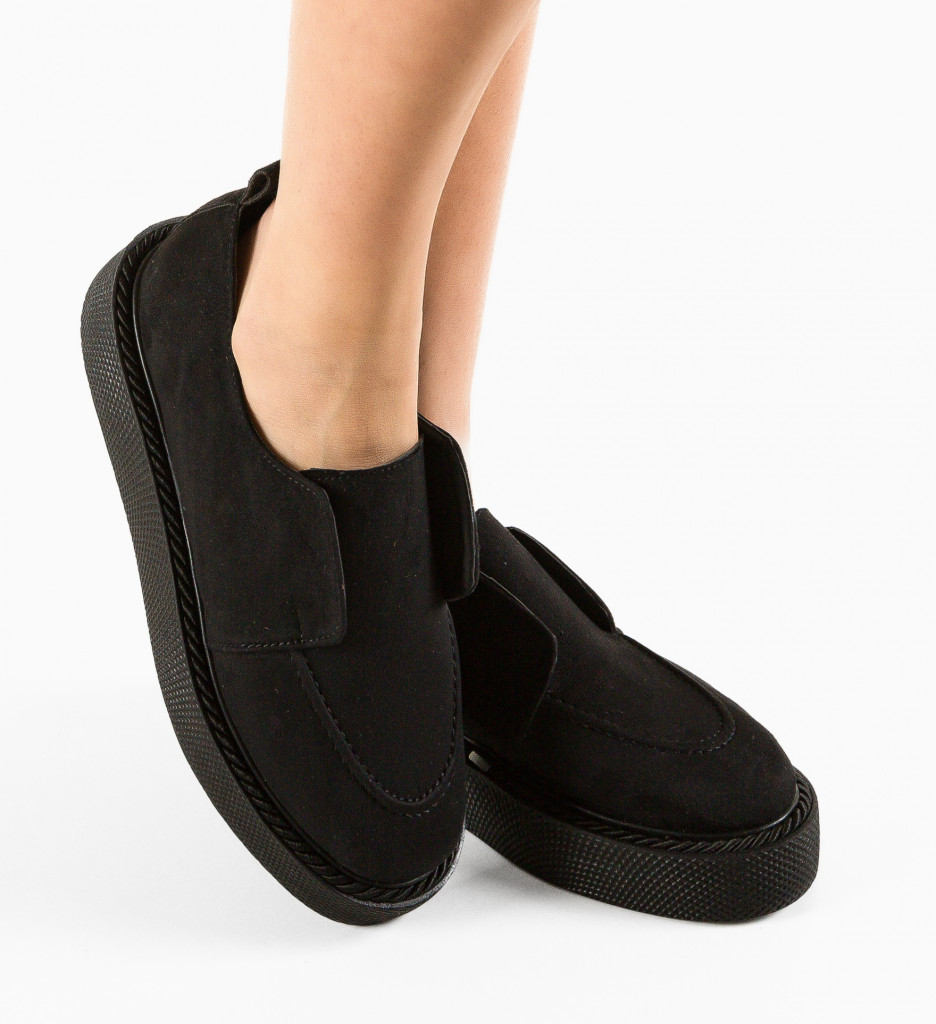 Pantofi Casual Hayter Negri - Confort și Stil - imagine 2