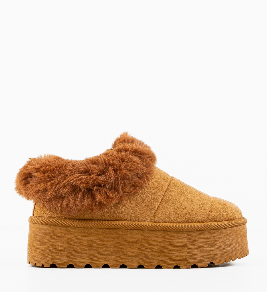 Papuci Ug Padma Camel - Confort și Stil - imagine 4