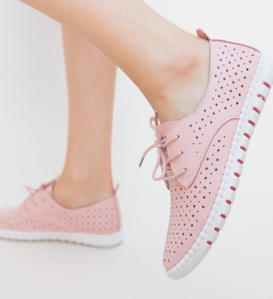 Pantofi Casual Hilio Roz - Confort și Stil