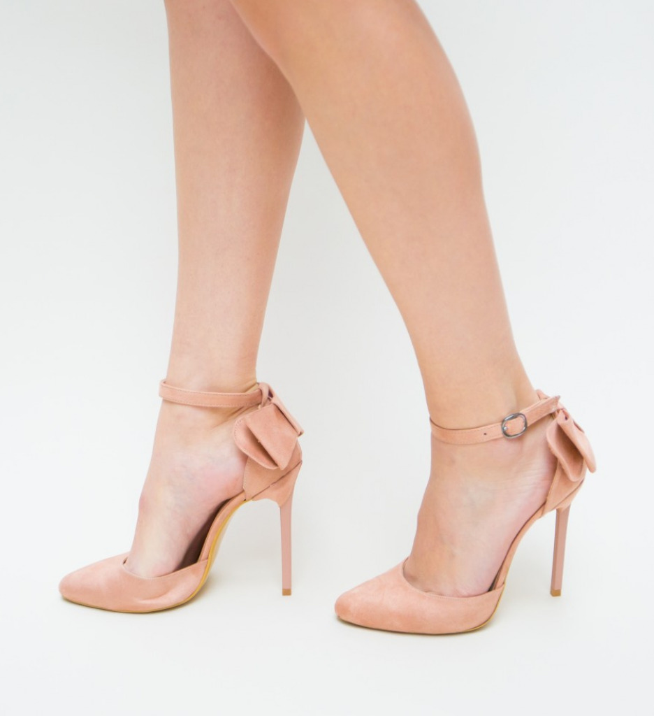 Pantofi cu Toc Ribaso Roz | Eleganță Asigurată - imagine 2