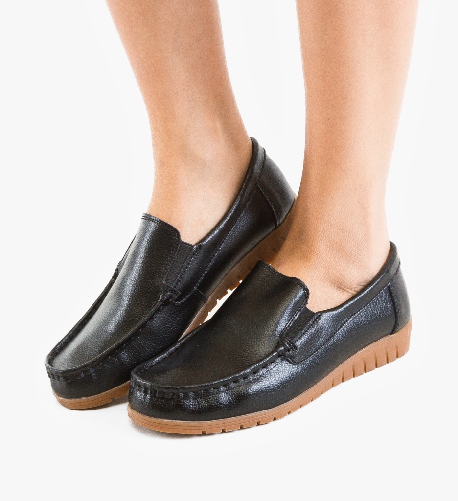 Pantofi Casual Soma Negri | Eleganță Confortabilă - imagine 3