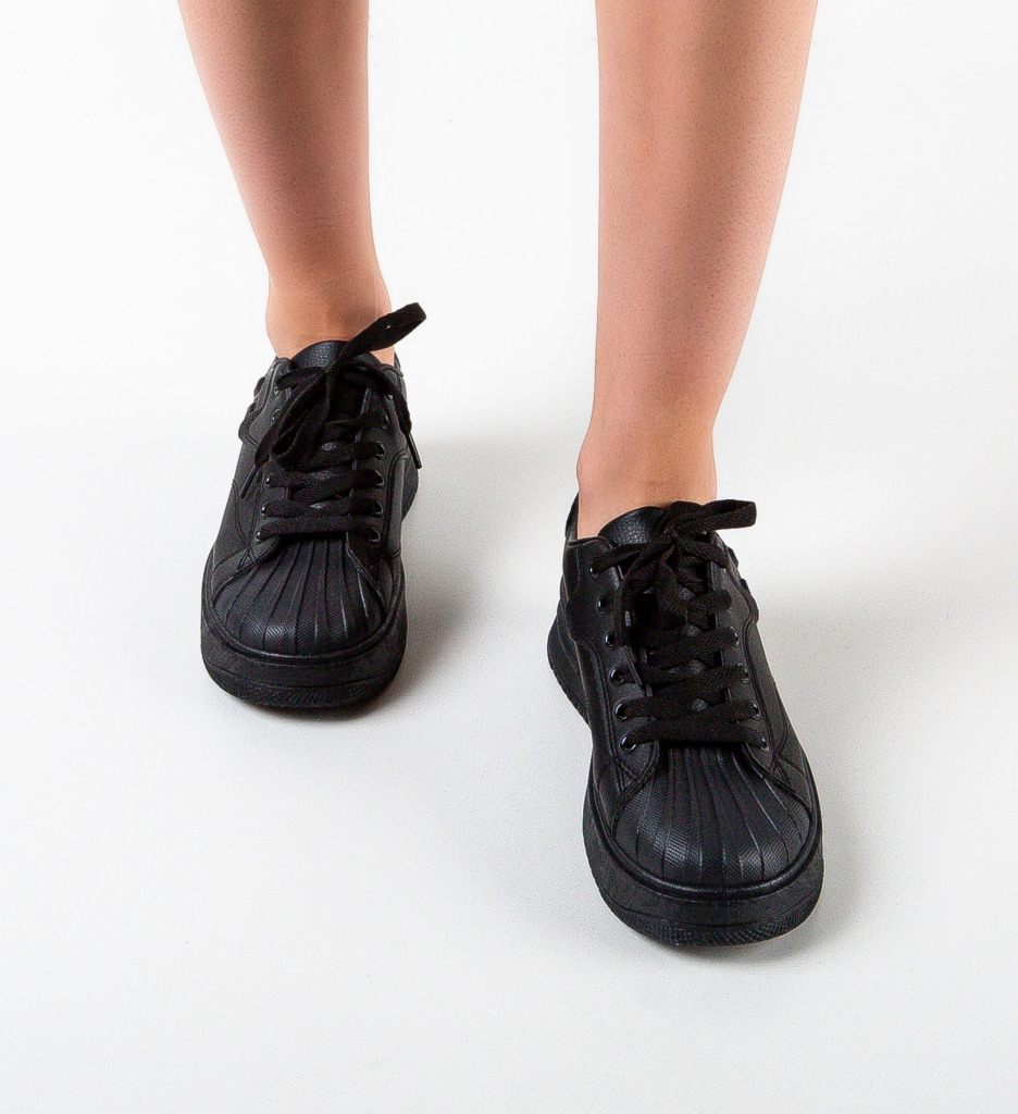 Sneakers Dama Ytara Negri - Confort și Stil - imagine 3