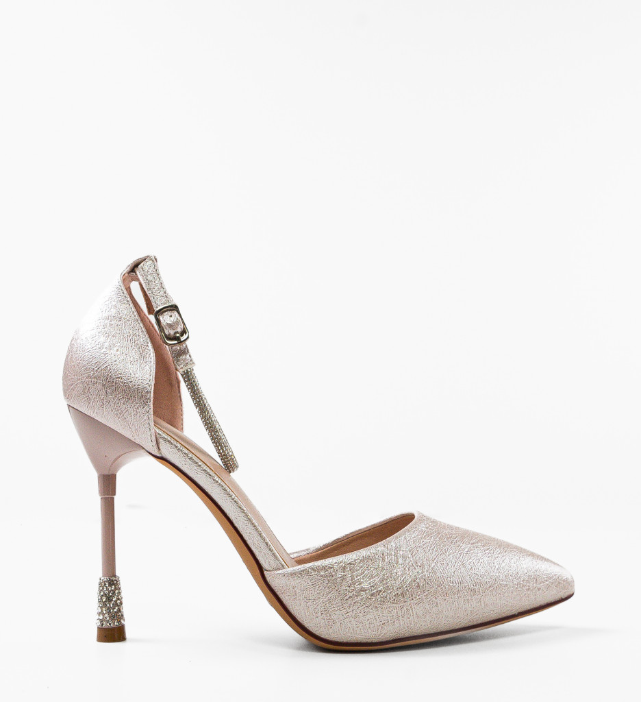 Pantofi Sennach Aurii - Eleganță cu Toc Inalt - imagine 5