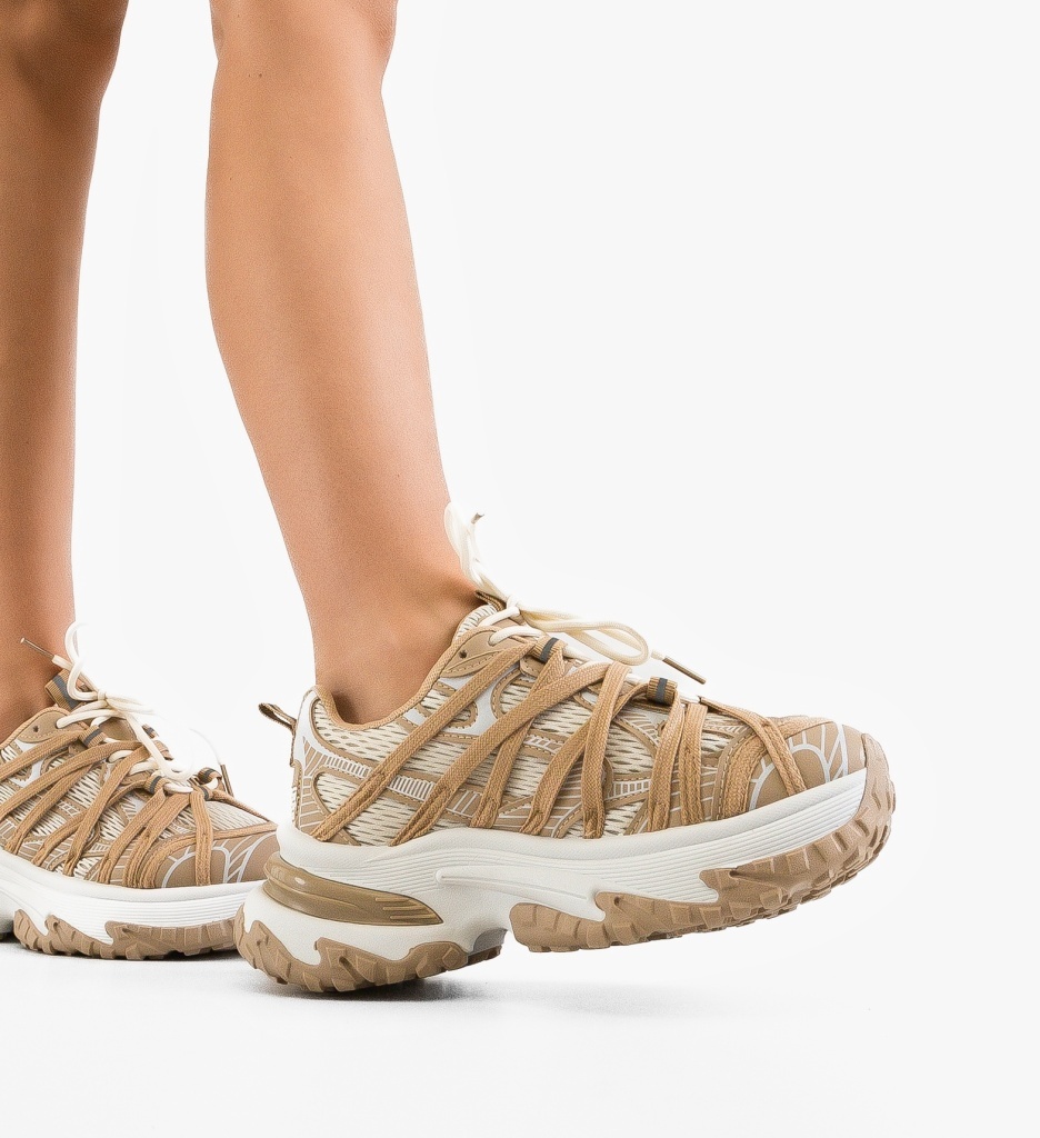 Sneakers Dama Ranbow Khaki | Confort Sport