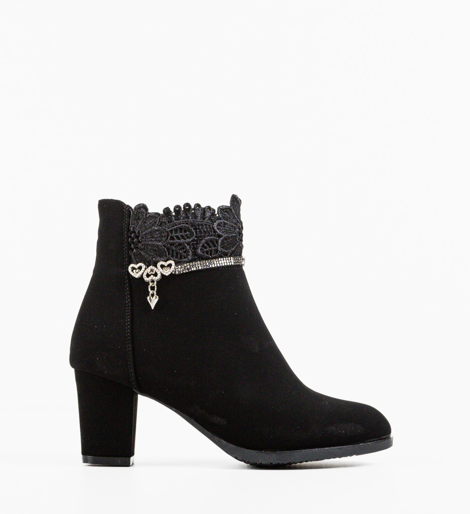 Botine Dama Gail Negre | Confort & Stil Urban - imagine 7
