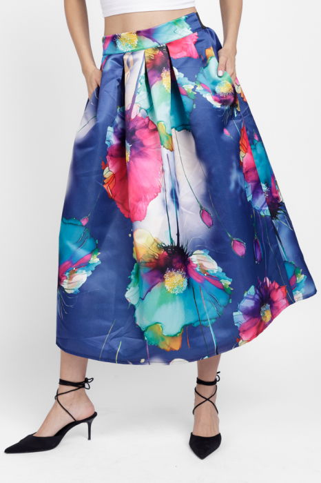 Fusta Maxi Floral Shopika | Eleganță și Confort