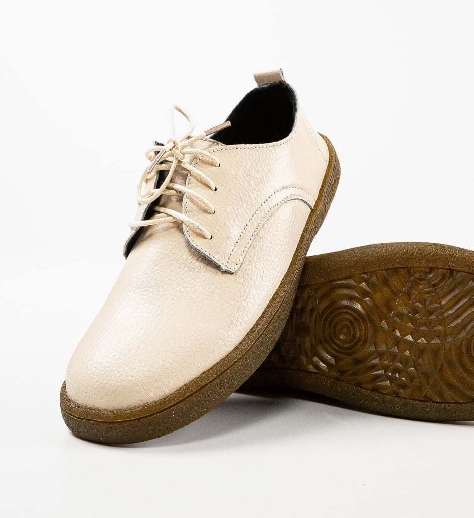 Pantofi Casual Dama Lactose Bej - Confort și Stil - imagine 5