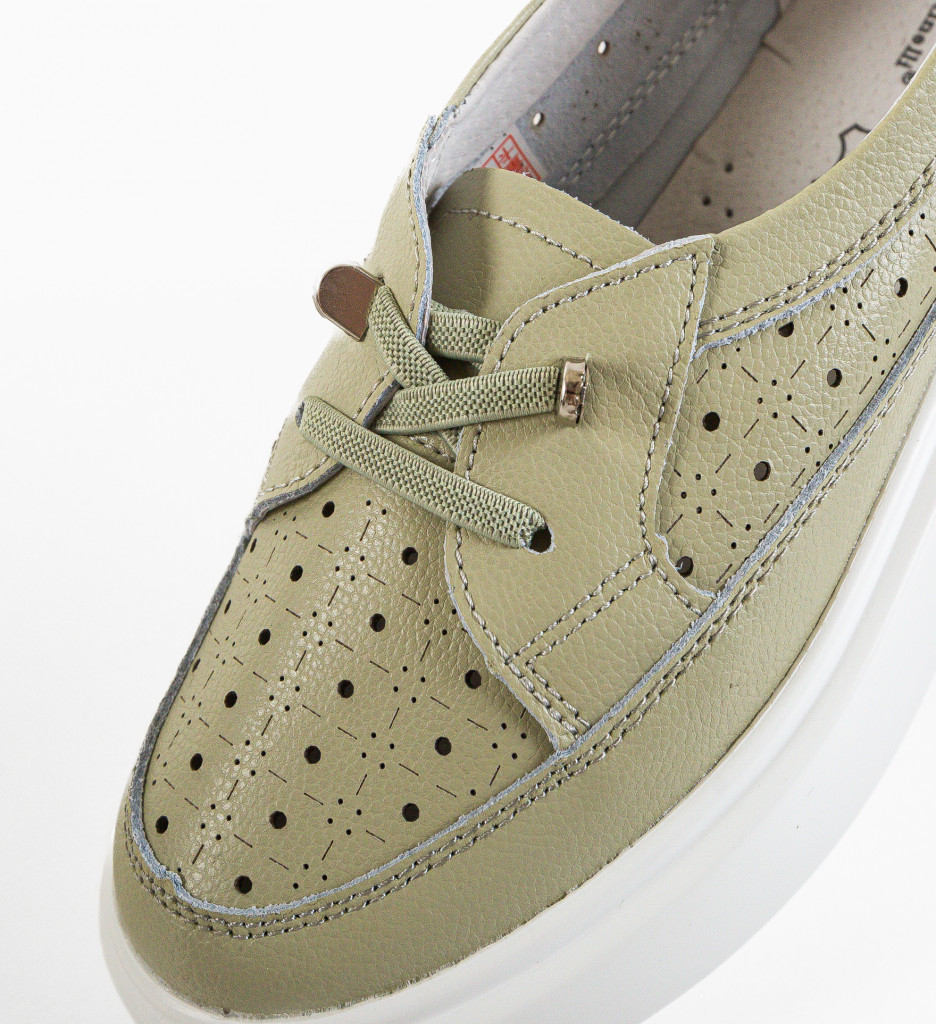 Pantofi Casual Darya Khaki - Confort și Stil Zilnic - imagine 8