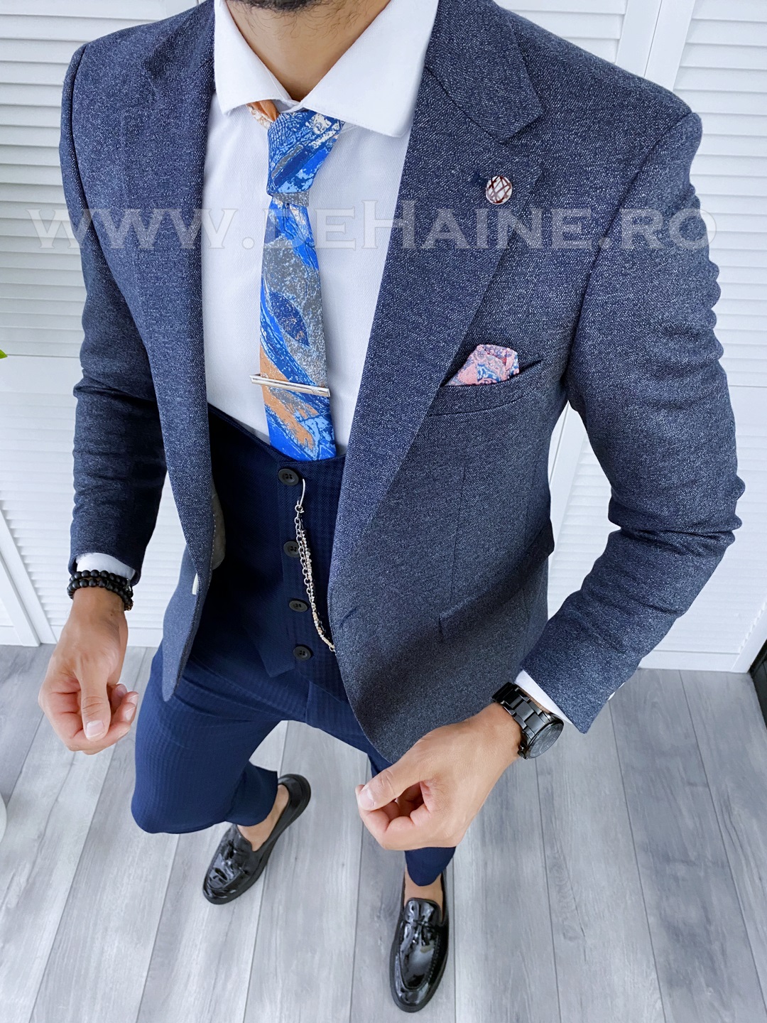 Sacou Barbati Slim Fit Elegant B5603