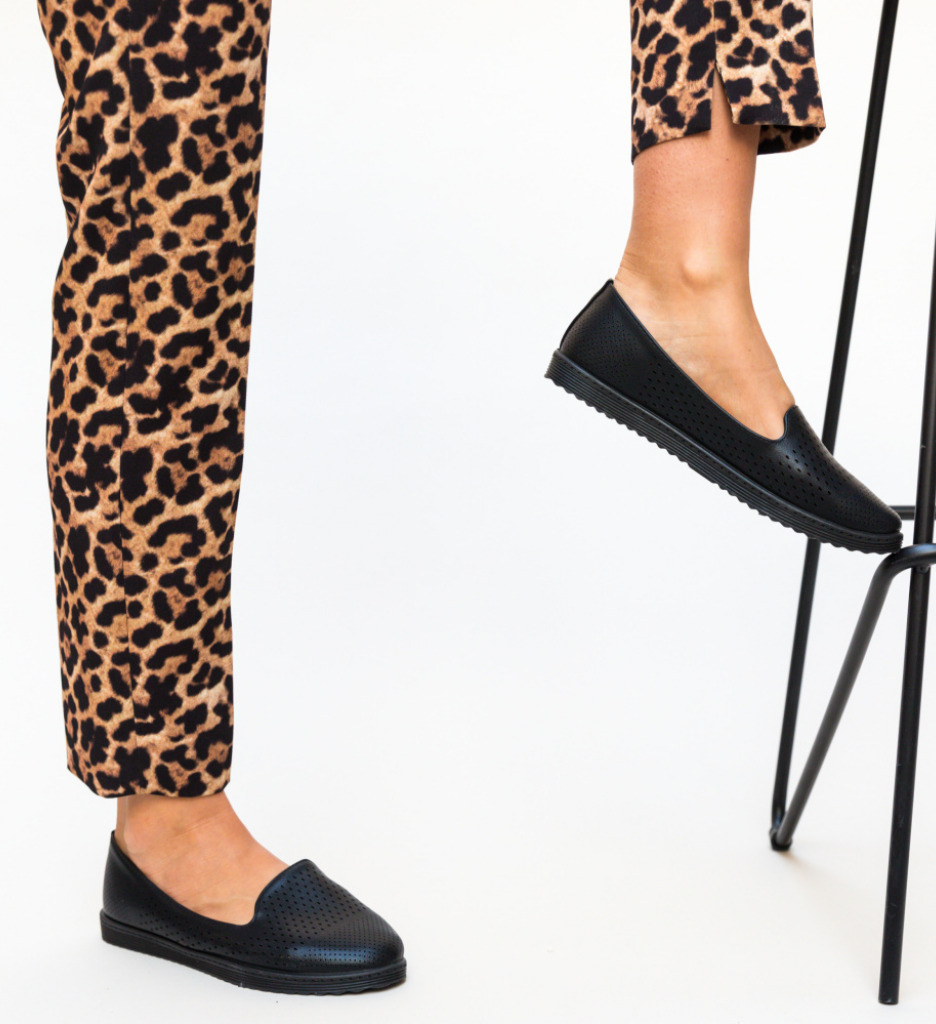Espadrile Casual Zafir Negri - Confort și Stil - imagine 3