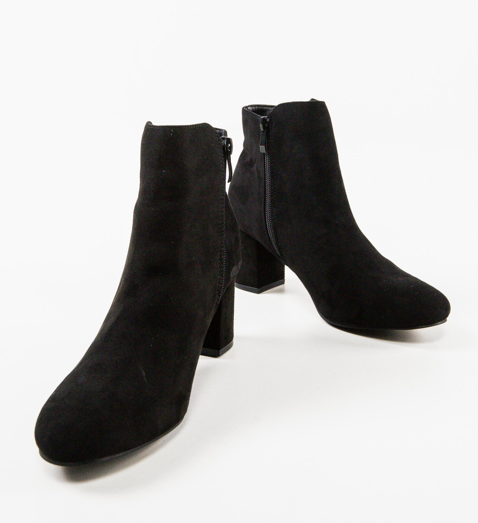 Botine Dama Kaiden Negre - Eleganță și Confort - imagine 9