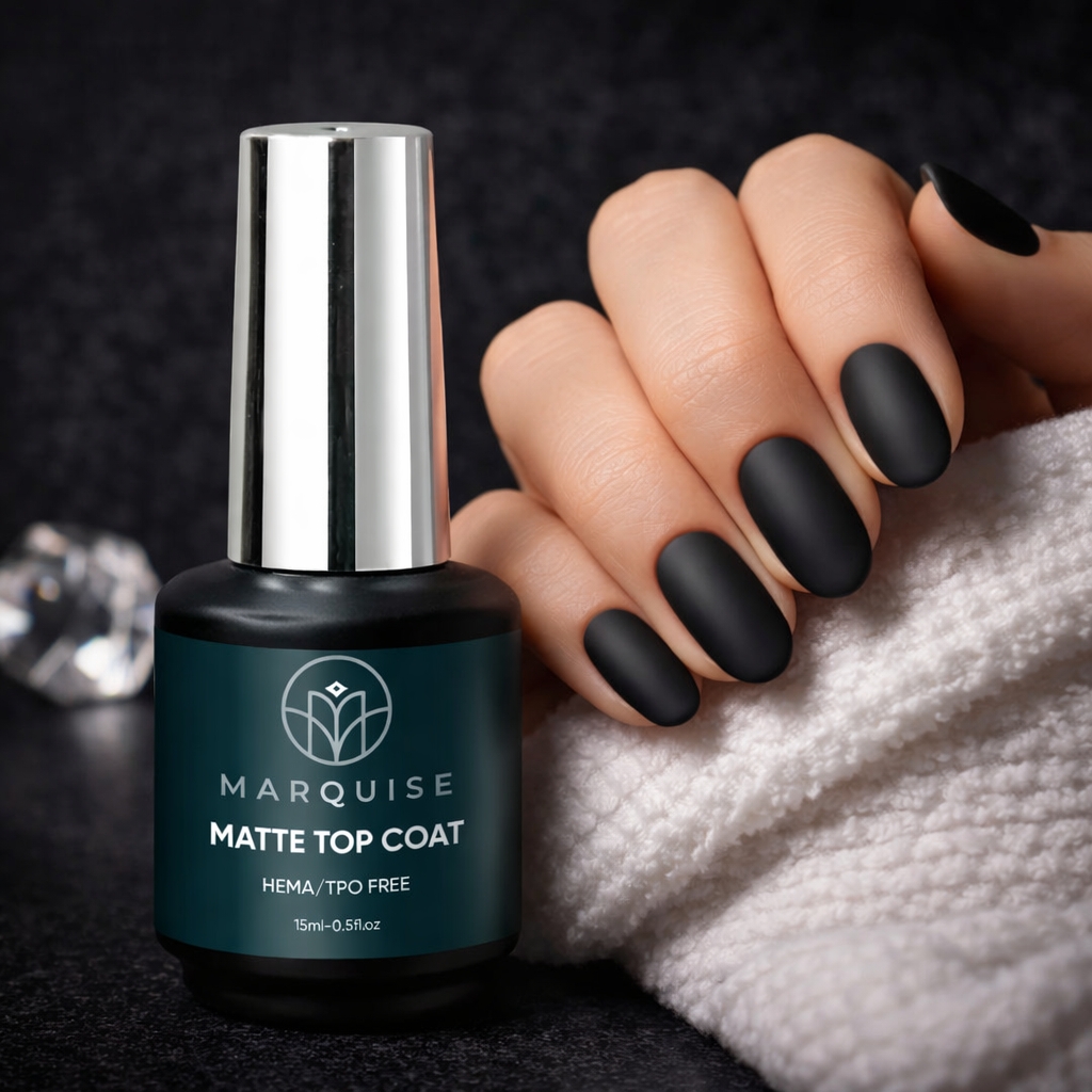 Top Coat Matte HEMA/TPO FREE Picadili 15ml - imagine 2