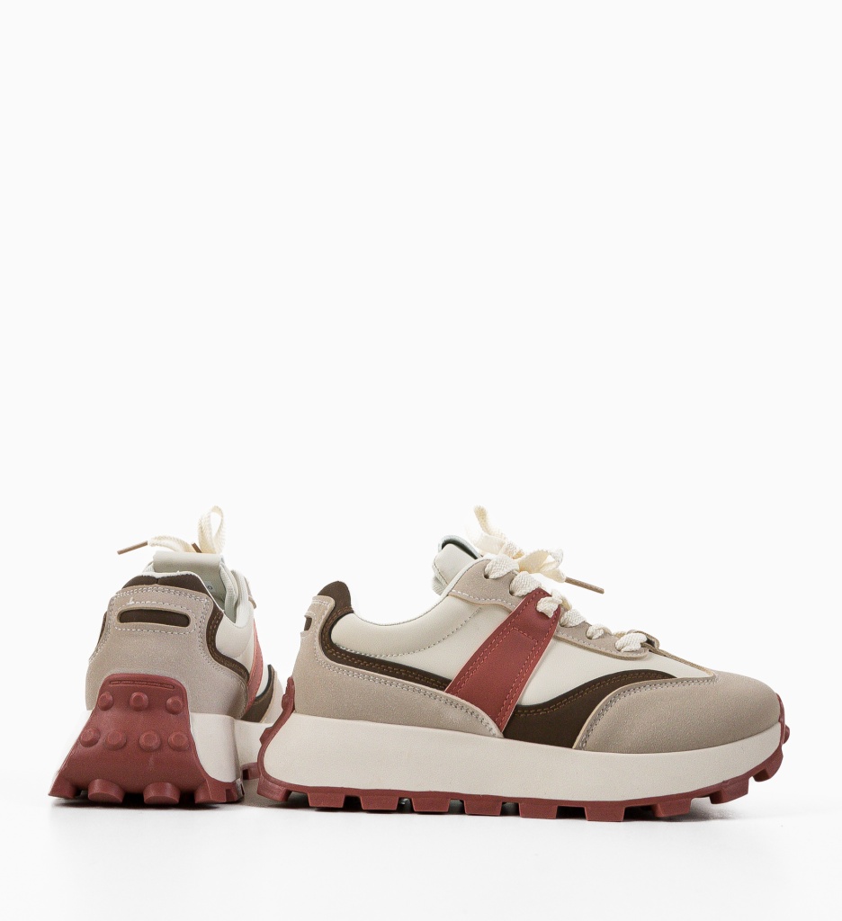 Sneakers Dama Shon Roz - Confort și Stil Urban - imagine 4