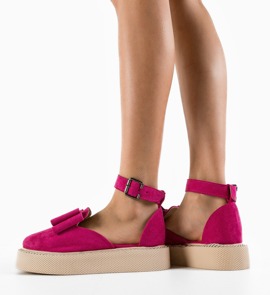 Pantofi Casual Marbo Fuchsia - Confort și Stil - imagine 2
