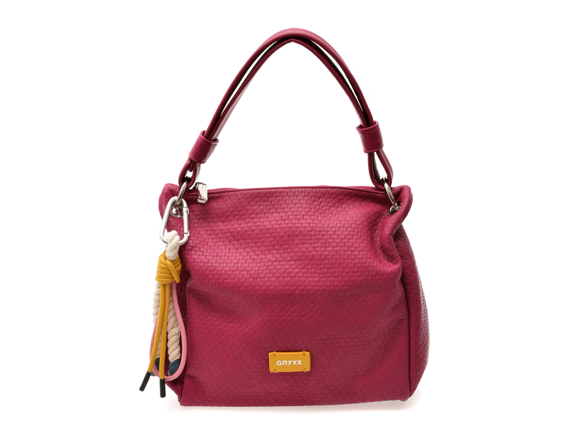 Geanta Gryxx Fucsia din Piele Ecologica