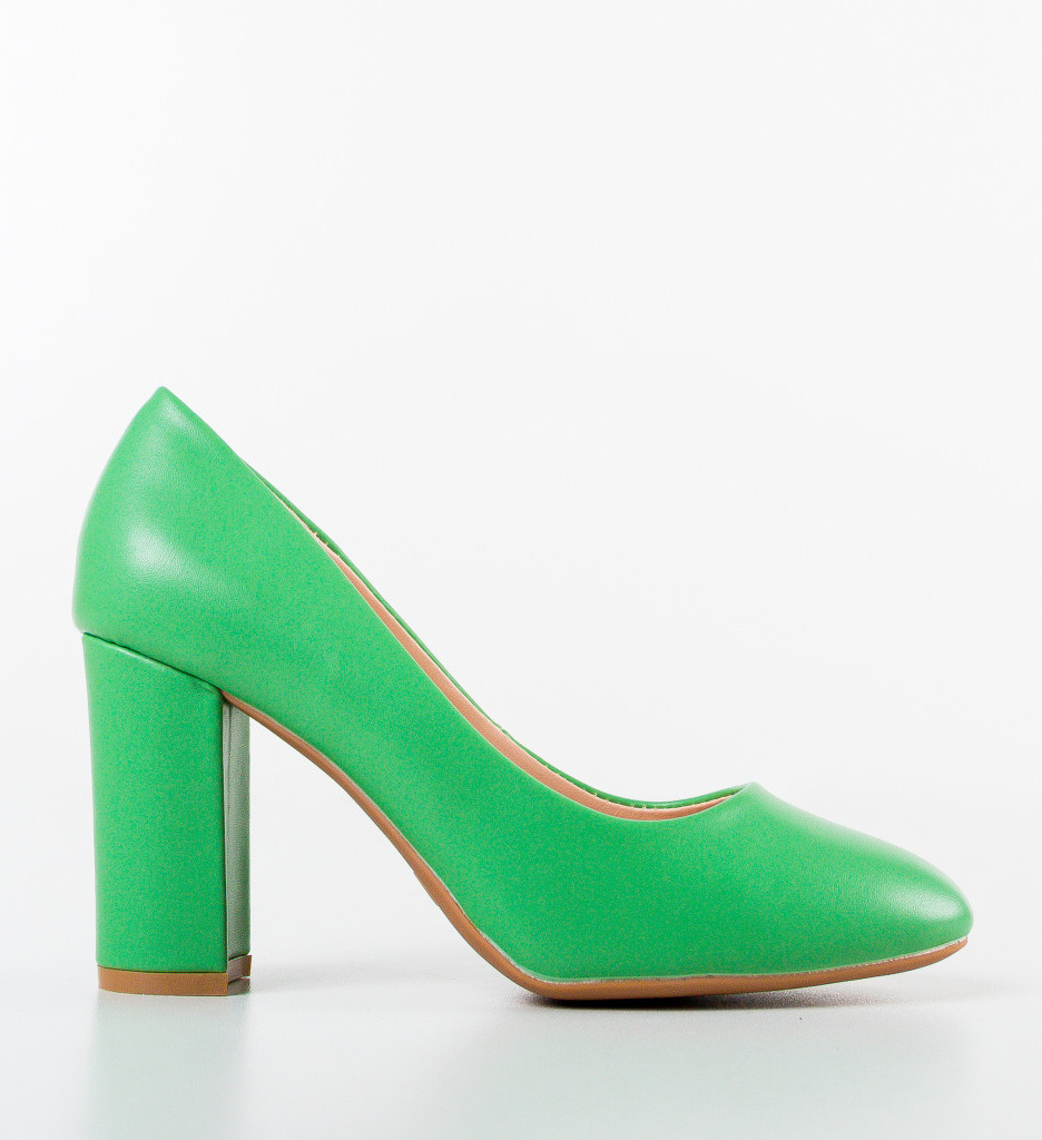 Pantofi cu Toc Verzi - Eleganță și Stil - imagine 5