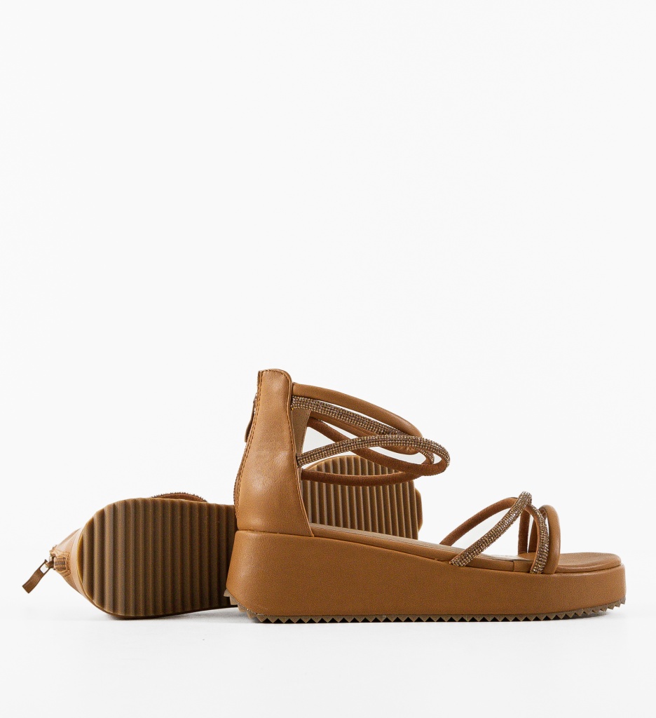 Sandale Dama Brynjar Camel | Confort și Eleganță - imagine 6