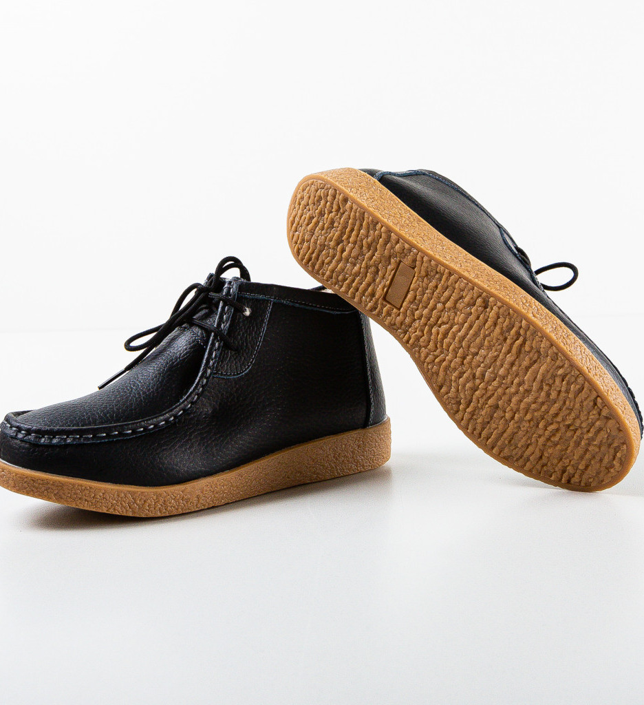 Pantofi Casual Munela Negri - Confort și Stil