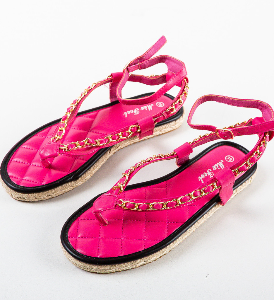 Sandale Dama Bouvet Fuchsia - Eleganță și Stil - imagine 6