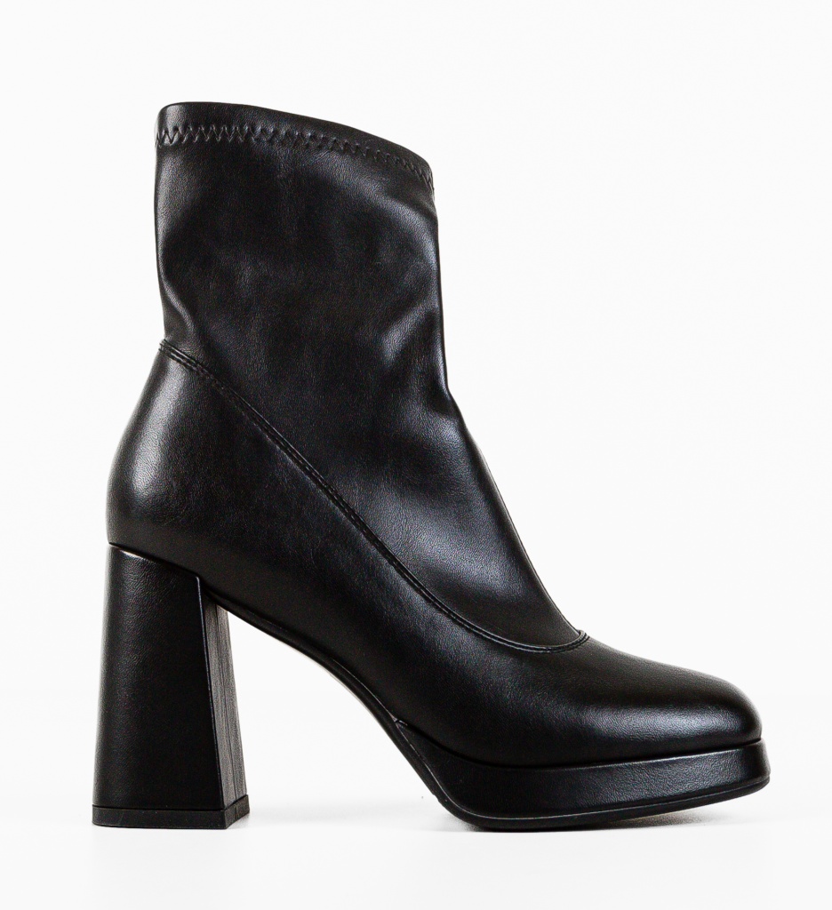 Botine Gafabb Negre | Stil și Eleganță Durabilă - imagine 4