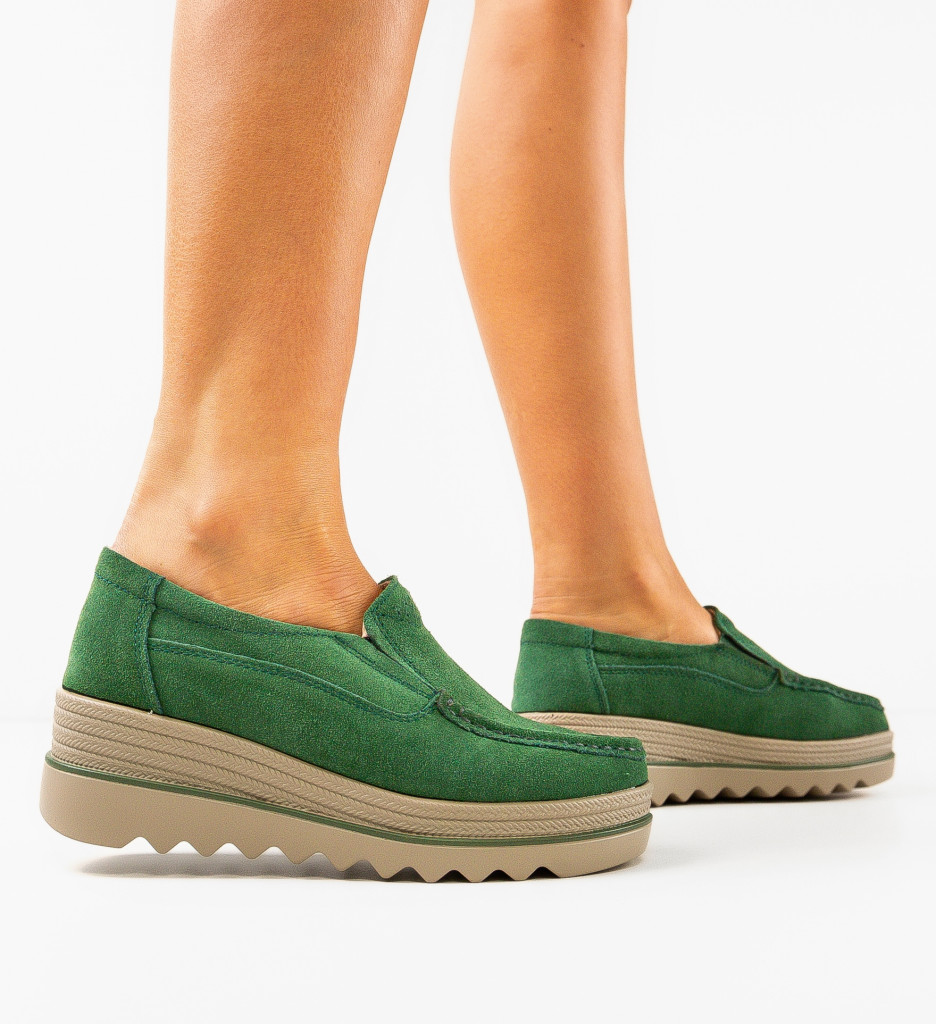 Pantofi Casual Smirno Verzi 2 - Confort și Stil - imagine 2