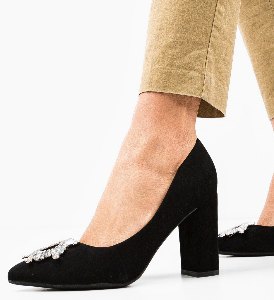 Pantofi Hebebe Negri | Eleganță și Stil - imagine 4
