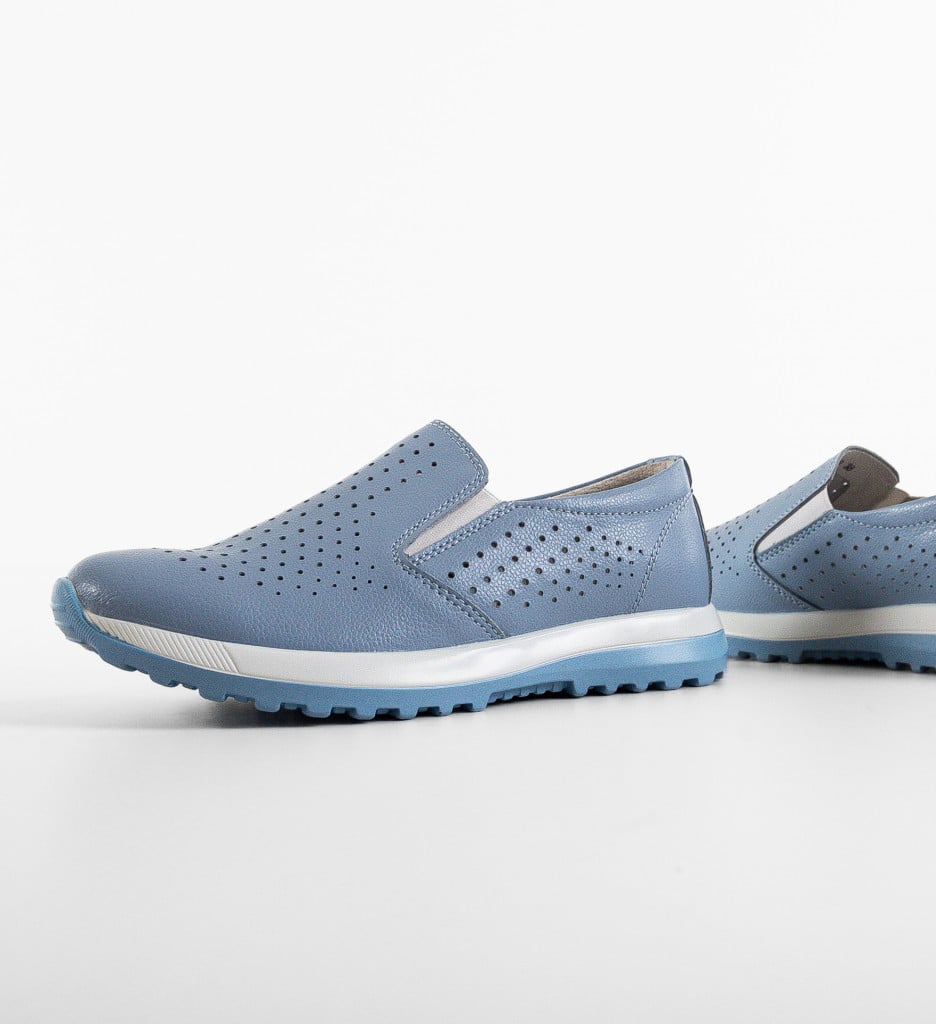 Pantofi Casual Damaris Albastri | Confort Zilnic - imagine 6