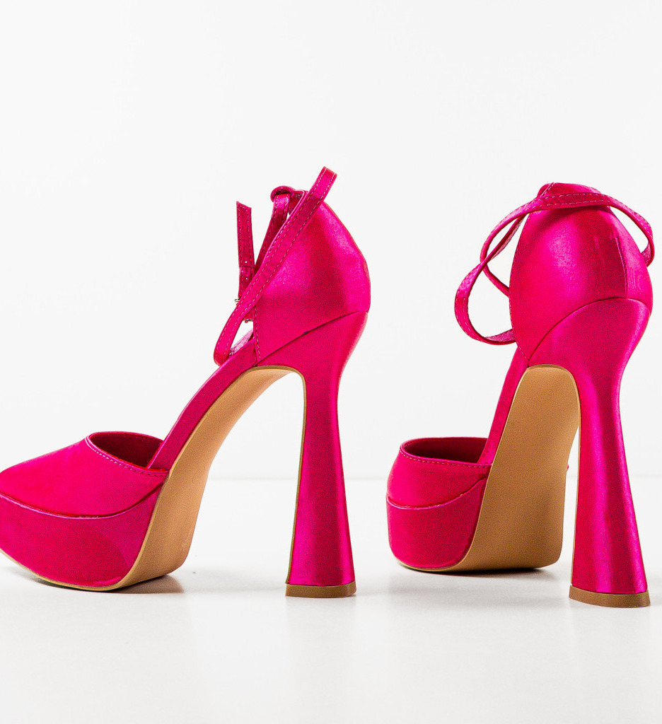 Pantofi Dama Phoebe Fuchsia | Eleganță și Stil - imagine 8