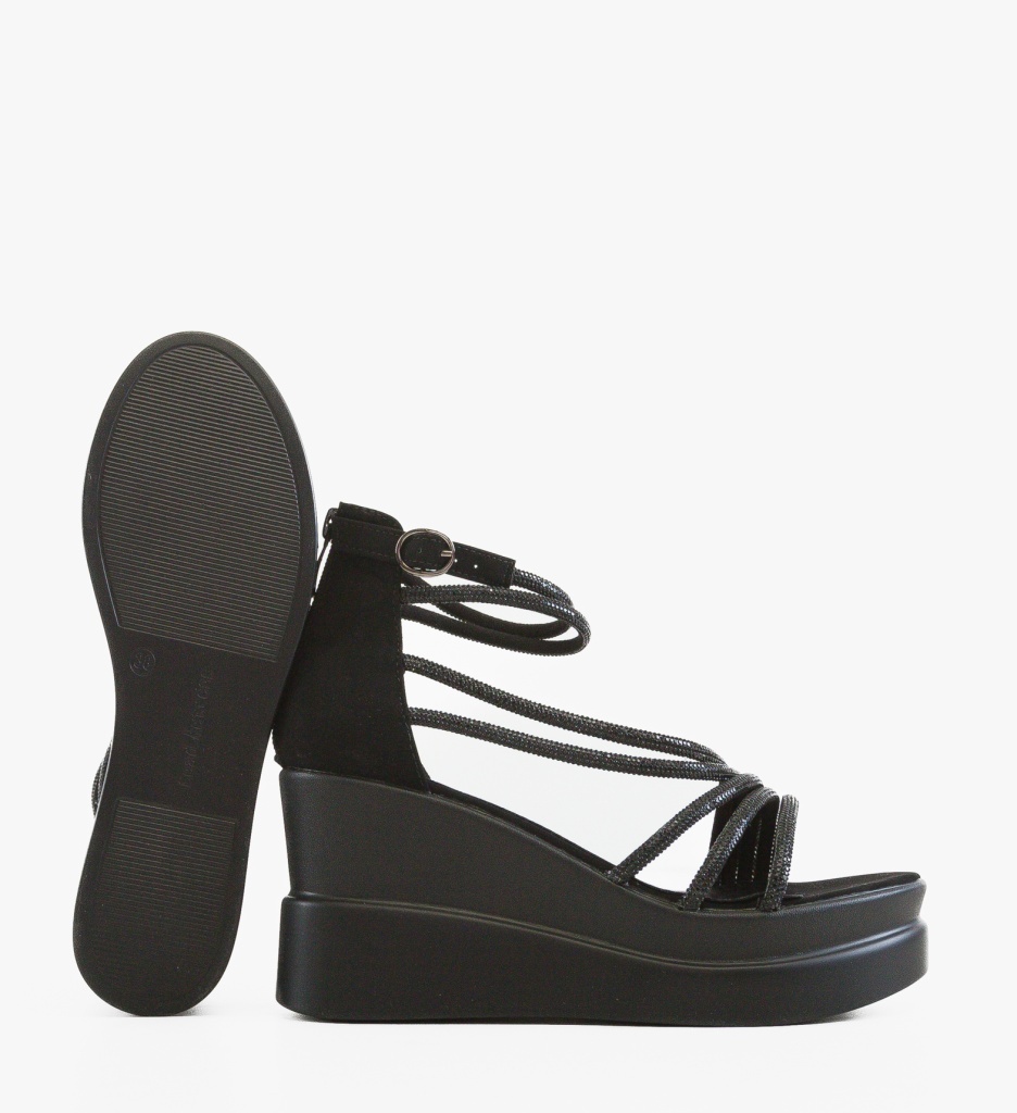 Platforme Dama Burnet Negre | Eleganta si Confort - imagine 2