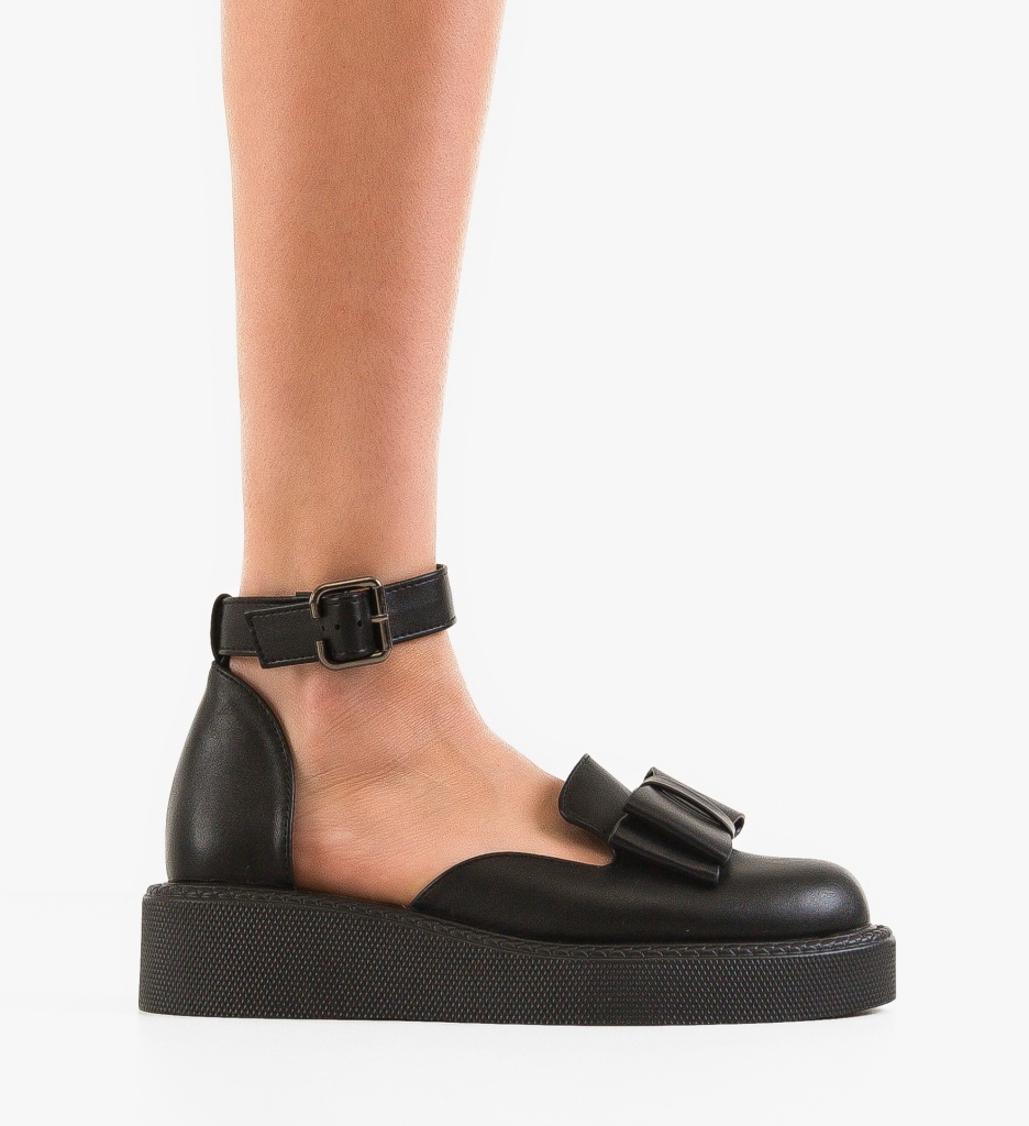 Pantofi Casual Dama Hammbe Negri – Confort și Stil - imagine 7