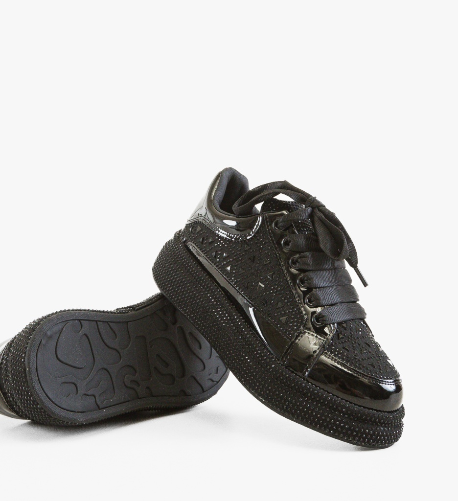 Sneakers Dama Trente Negri - Confort Sport - imagine 5