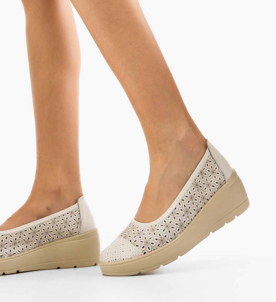 Platforme Dama Albe Kamiz - Stil & Confort - imagine 3