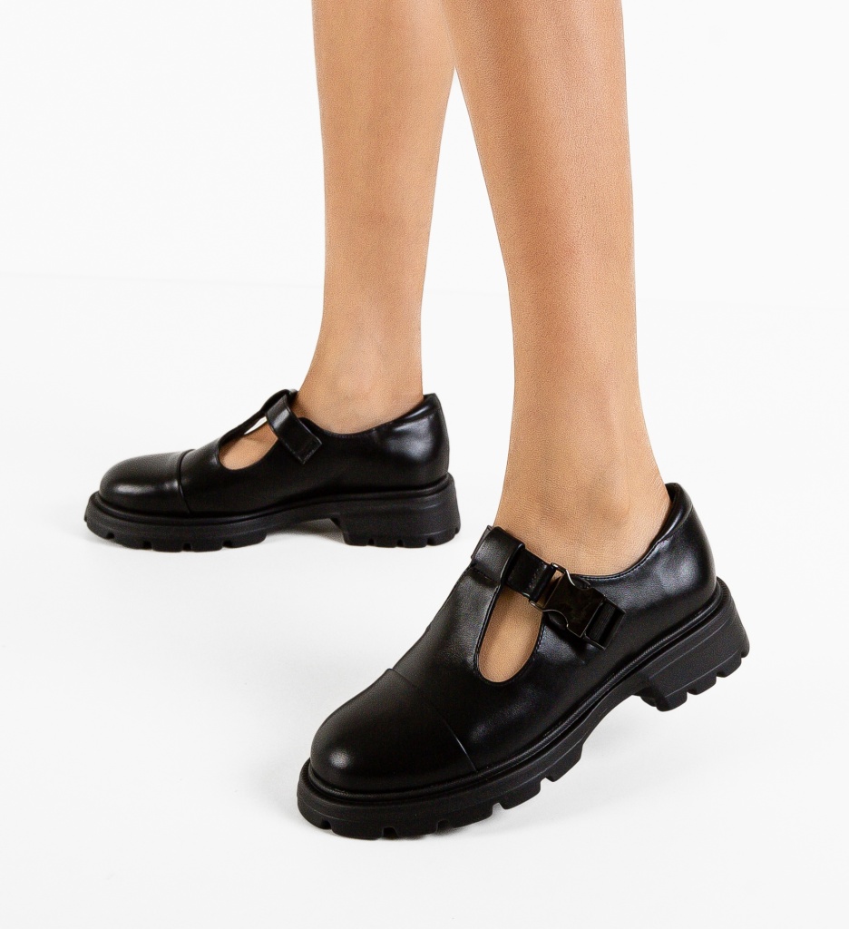 Pantofi Casual Dama Remingto Negri - Confort și Stil - imagine 2