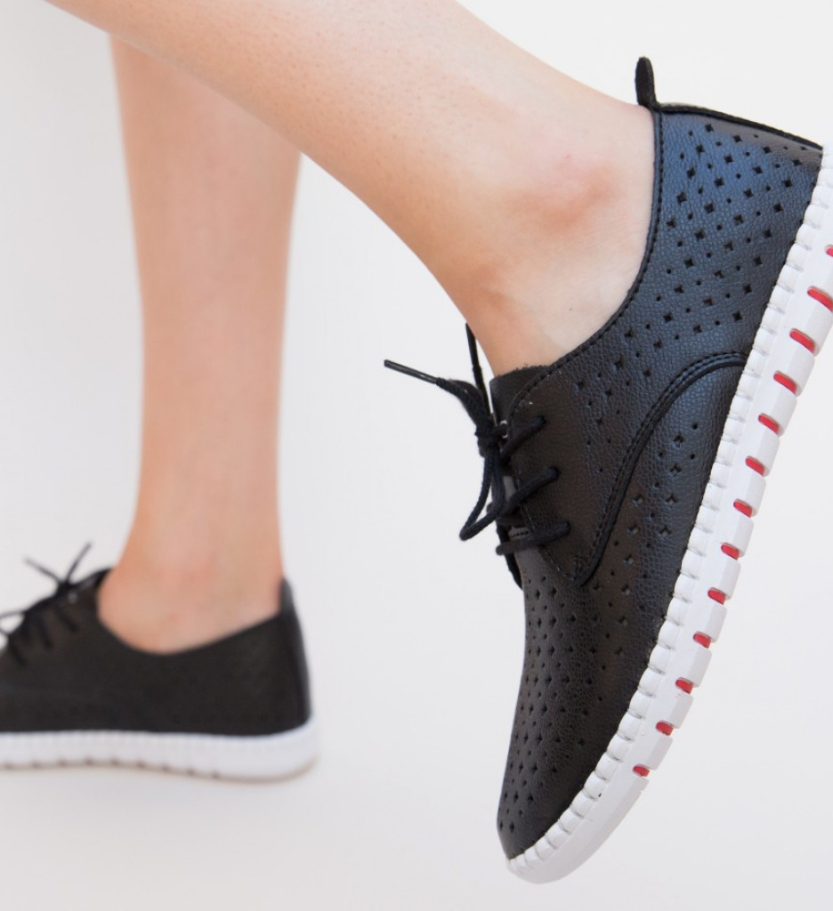 Pantofi Casual Hilio Negri - Confort și Stil - imagine 3