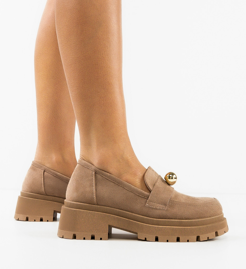 Pantofi Casual Nieve Khaki - Confort și Stil - imagine 3