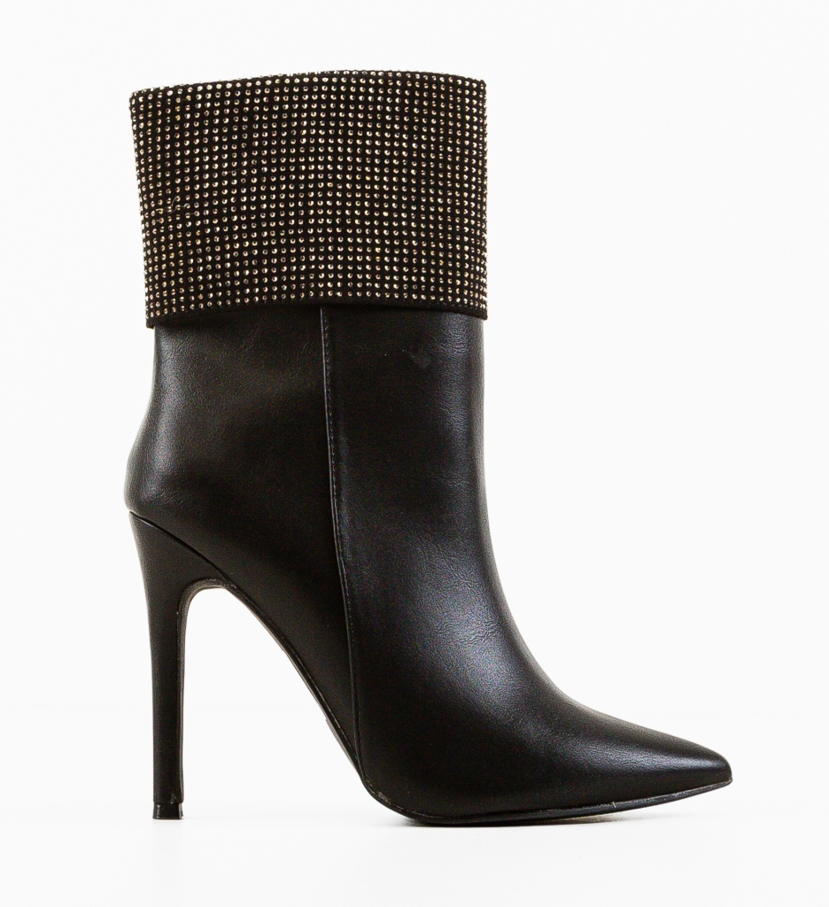 Botine Durga Negre - Eleganță și Confort - imagine 2