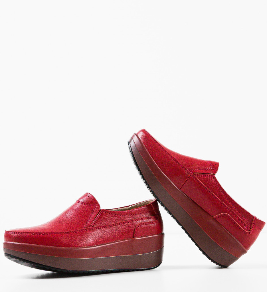Pantofi Casual Rosii Freeman | Stil și Confort - imagine 6