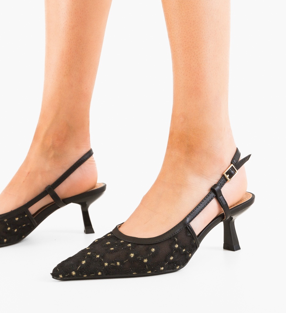 Pantofi Kylie Negri - Eleganță și Stil - imagine 3
