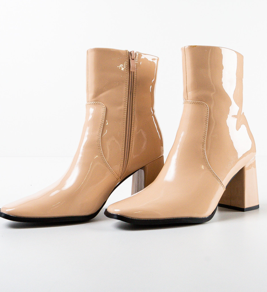 Botine Dama Bej Rafino | Stil și Confort - imagine 5