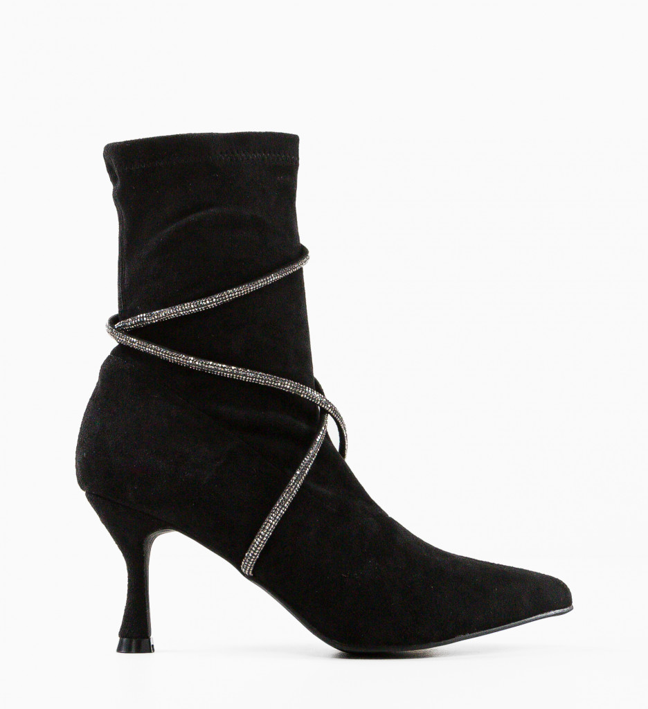 Botine Dama Naomi | Eleganță și Stil Negru - imagine 5