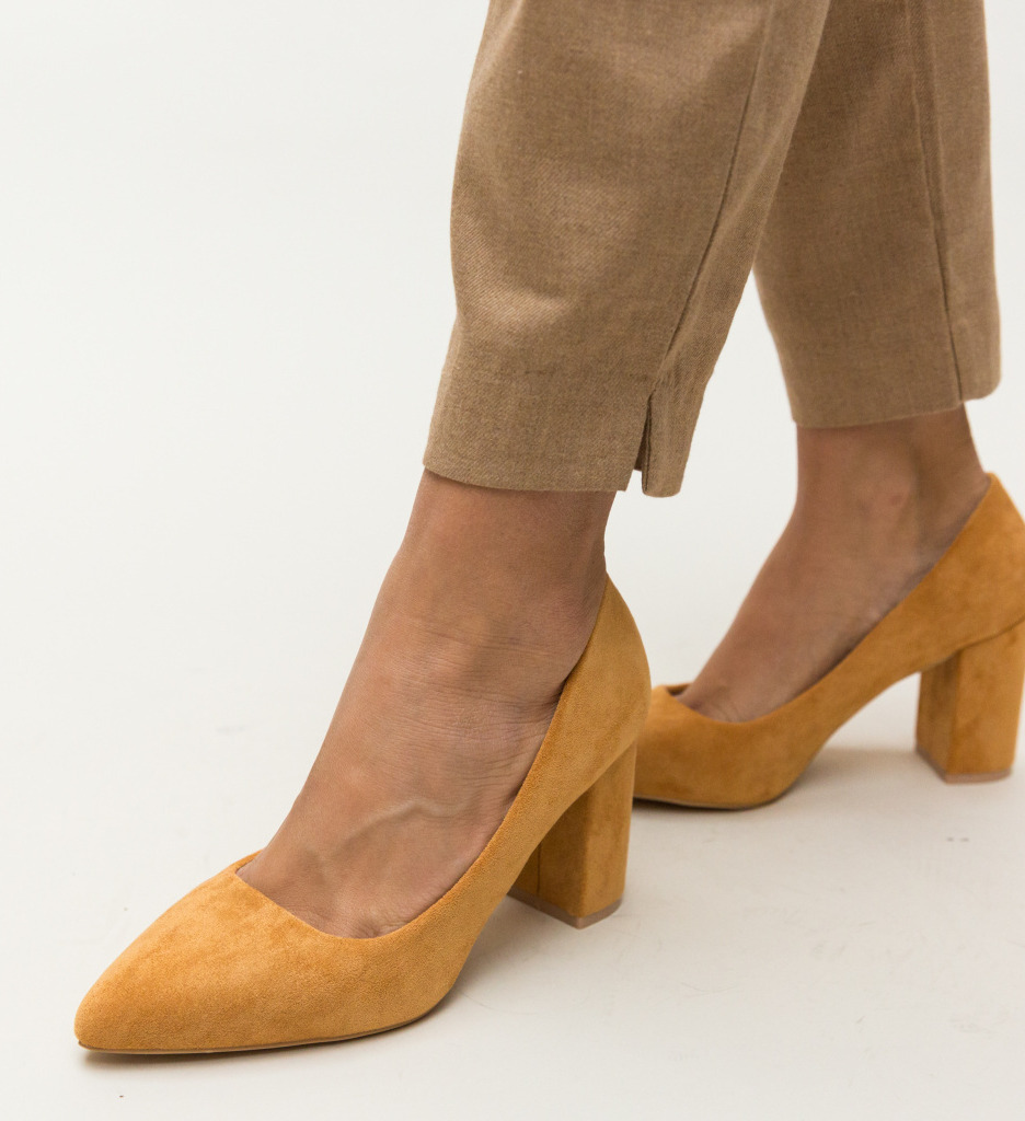 Pantofi Faulker Camel Eleganți și Versatili - imagine 2