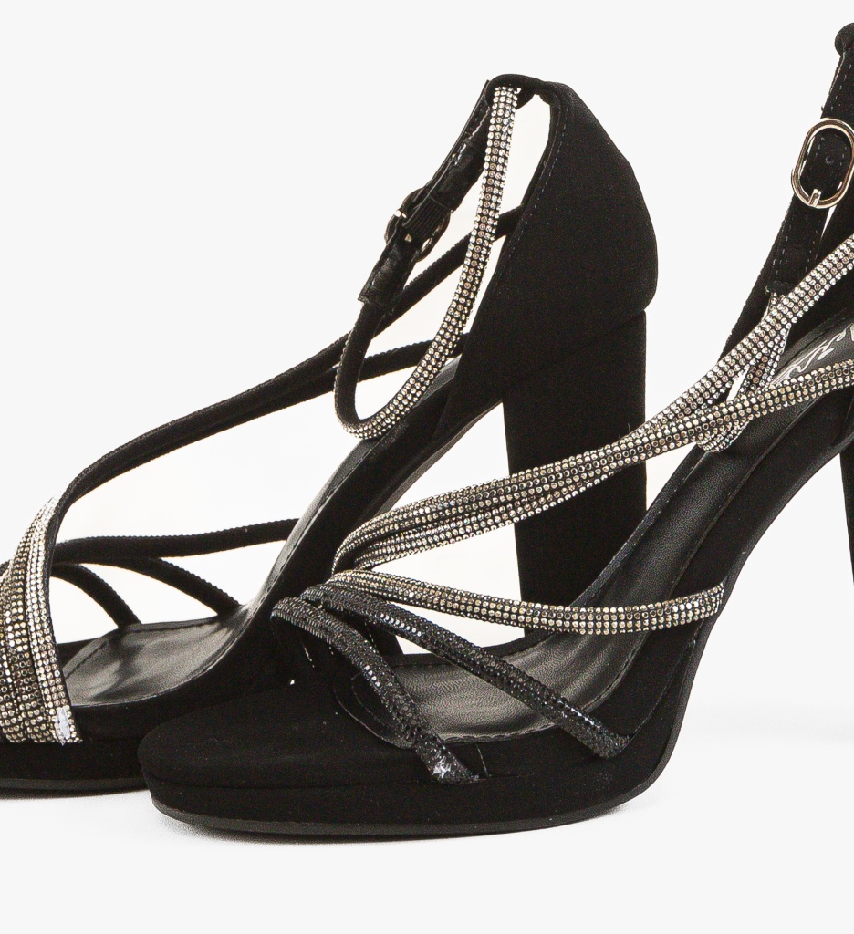 Sandale Toc Saforia Negre - Eleganță Maximă - imagine 6
