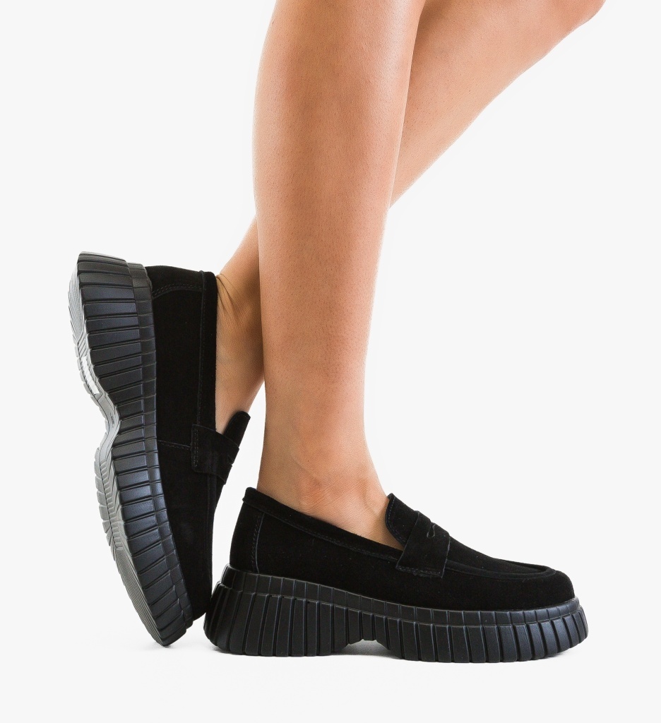 Pantofi Casual Kalte Negri - Confort și Stil