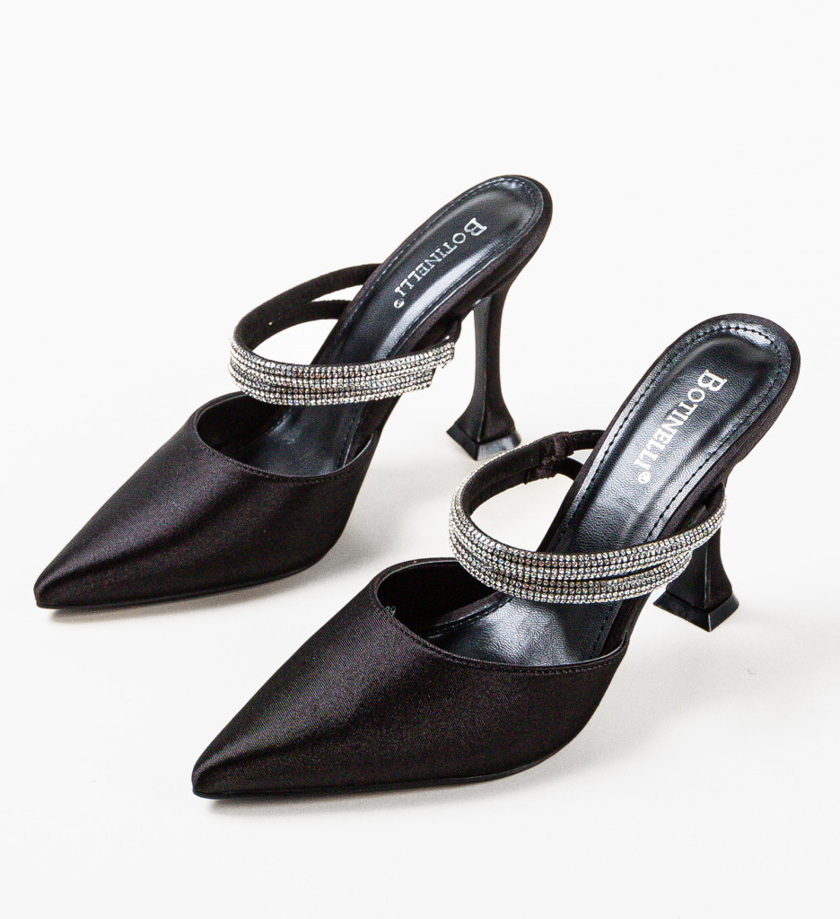 Pantofi cu Toc Manyla Negri - Eleganță Asigurată - imagine 5
