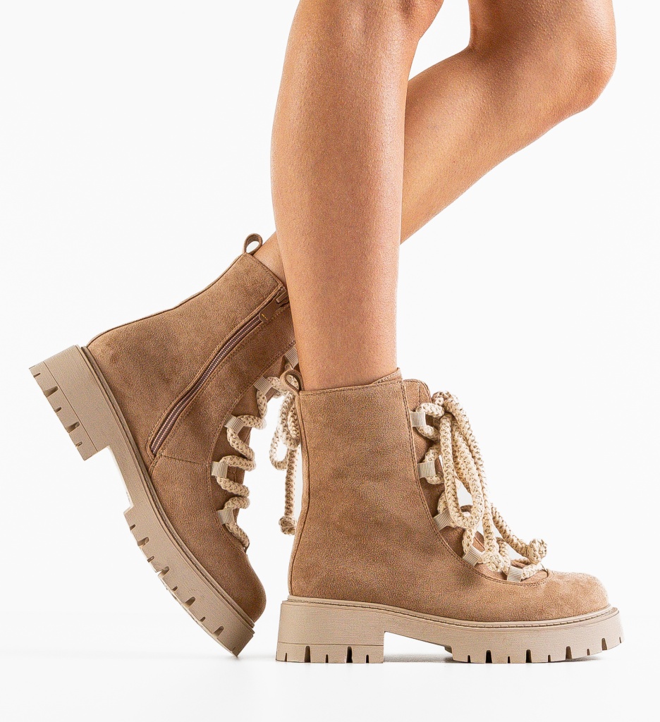 Ghete Dama Kartat Khaki - Confort & Stil