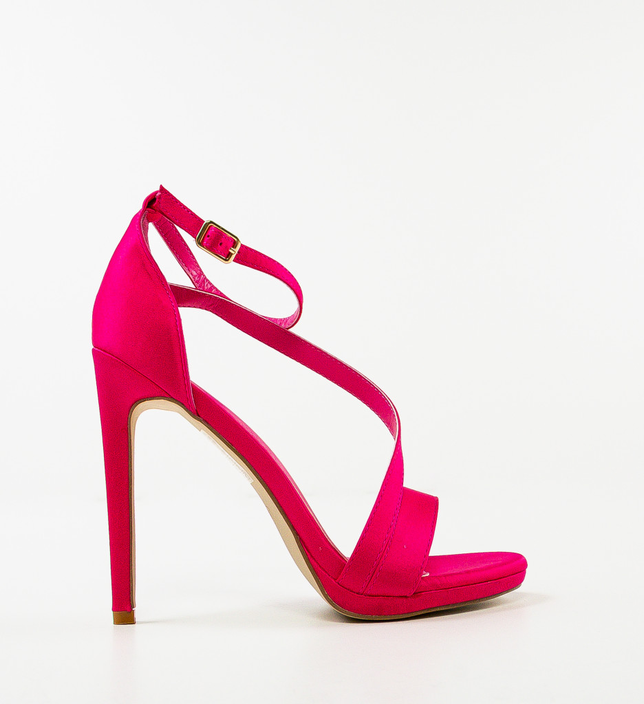 Sandale Lindon Fuchsia | Toc Elegant și Stil - imagine 4