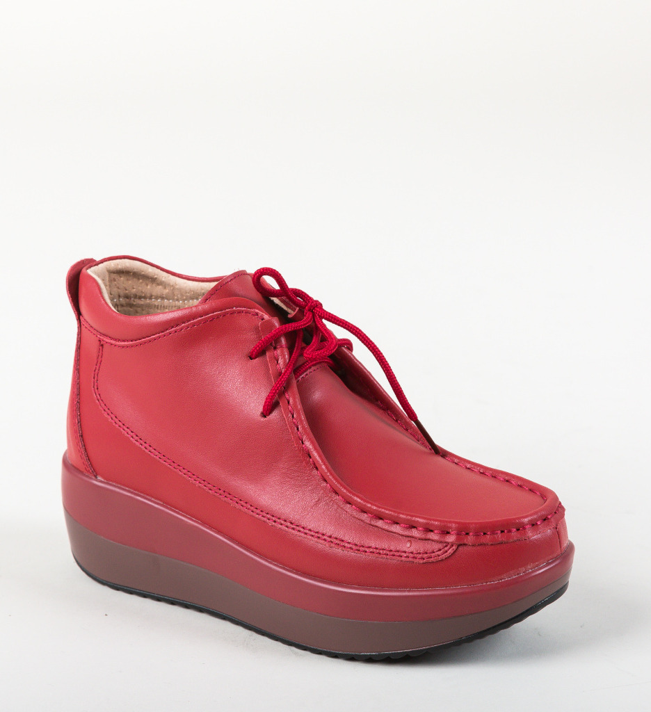 Pantofi Casual Nash Rosii - Stil și Confort - imagine 5