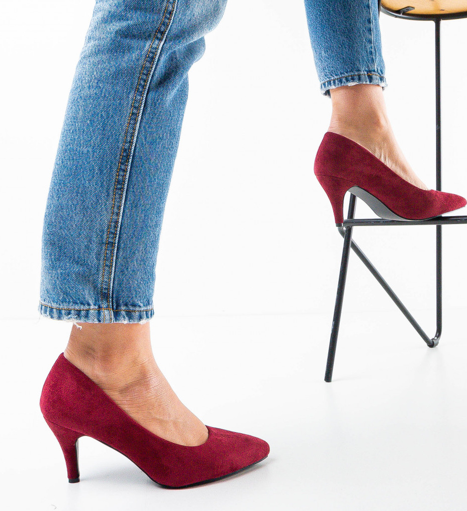 Pantofi Birro Grena Eleganți - imagine 5